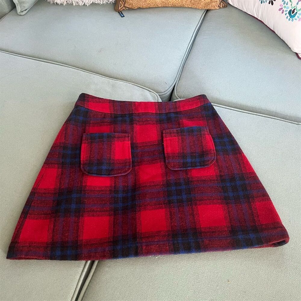 Free Press Women's Plaid . Mini Skirt Multicolor Size S